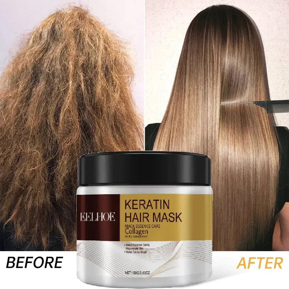 Hair Repair Mask, Collagen Keratin Treatment