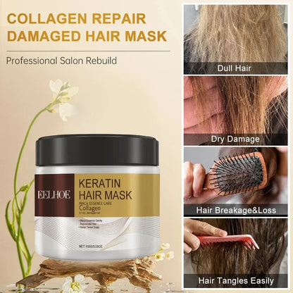 Hair Repair Mask, Collagen Keratin Treatment